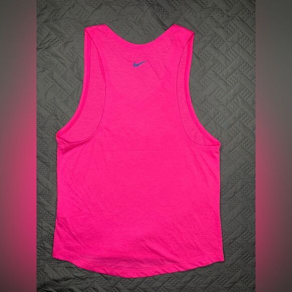 Nike Women's Bright Pink Tank Top with Slogan - Picture 3 of 4